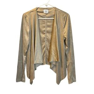 Pimkie Cream Blazer with Waterfall Front and Long Sleeves